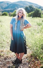 Lularoe Southwest Aztec Carly Dress Medium 10/12 8/10 🦄 Beige Black Stripe New
