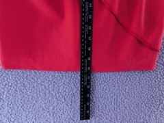 $228 BCBG Maxazria RED BERRY « SIRI » SLEEVELESS DRESS Size 0 Bodycon Rear Zip