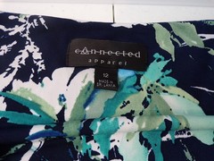 Womens Sz 12 CONNECTED APPAREL Below The Knee Dress Sleeveless
