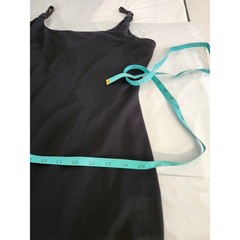 Vintage Alex Evenings Black Beaded Strap Cocktail Dress Petite 14P Midi Formal