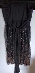Juniors Black RUBY ROX Cocktail Party Evening Dress ~ Med