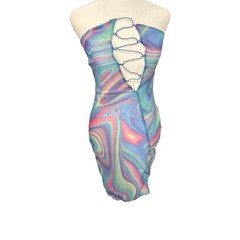 Sorella Abstract Print Bodycon Dress – Size M