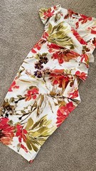 Chiara Boni La Petite Robe – Silveria Floral Off-Shoulder with Ruffle