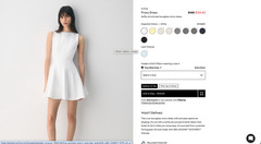 Worn Once Aritzia White Proxy Dress Size 4