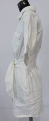 Marissa Webb Collective Women&rsquo;s Solid Denim Mini Dress EJ1 Ivory Size 4