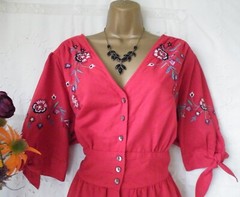 👗******MONSOON PRE-OWNED « DOLLY RED » DRESS SIZE 20******👗