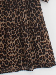 Albaray A-Line Midi Dress UK10 in Brown