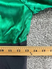 BCBGMaxazria Shift Dress Womens 4 Green Black Belted Casual Raglan Sleeve New