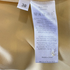 Hofmann Copenhagen Irina Maxi Dress EU 38 US 6 Boho Fairy Floral Empire Yellow