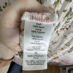 Frye White Folk Garden Easy Button Front Dress Size XS Cottage Whimsy Fairy