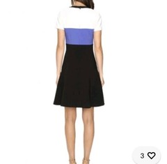 KATE SPADE New York « Jazz Things Up » Colorblock Crepe Flip Dress (Size 8)