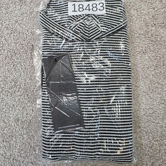 Lira Black & White Striped Sleeveless Ruched Side Dress Small NEW