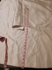 Alfred Sung D876 Strapless Satin Column Gown Removable Watteau Train Flawed
