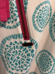 Hatley Dress XL blue patterned recognized by its distinct geometric medallion