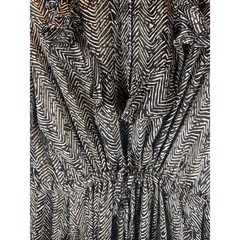 & Other Stories African Pattern Polka Dot Ruffle Tiered Dress EU 42 US 10