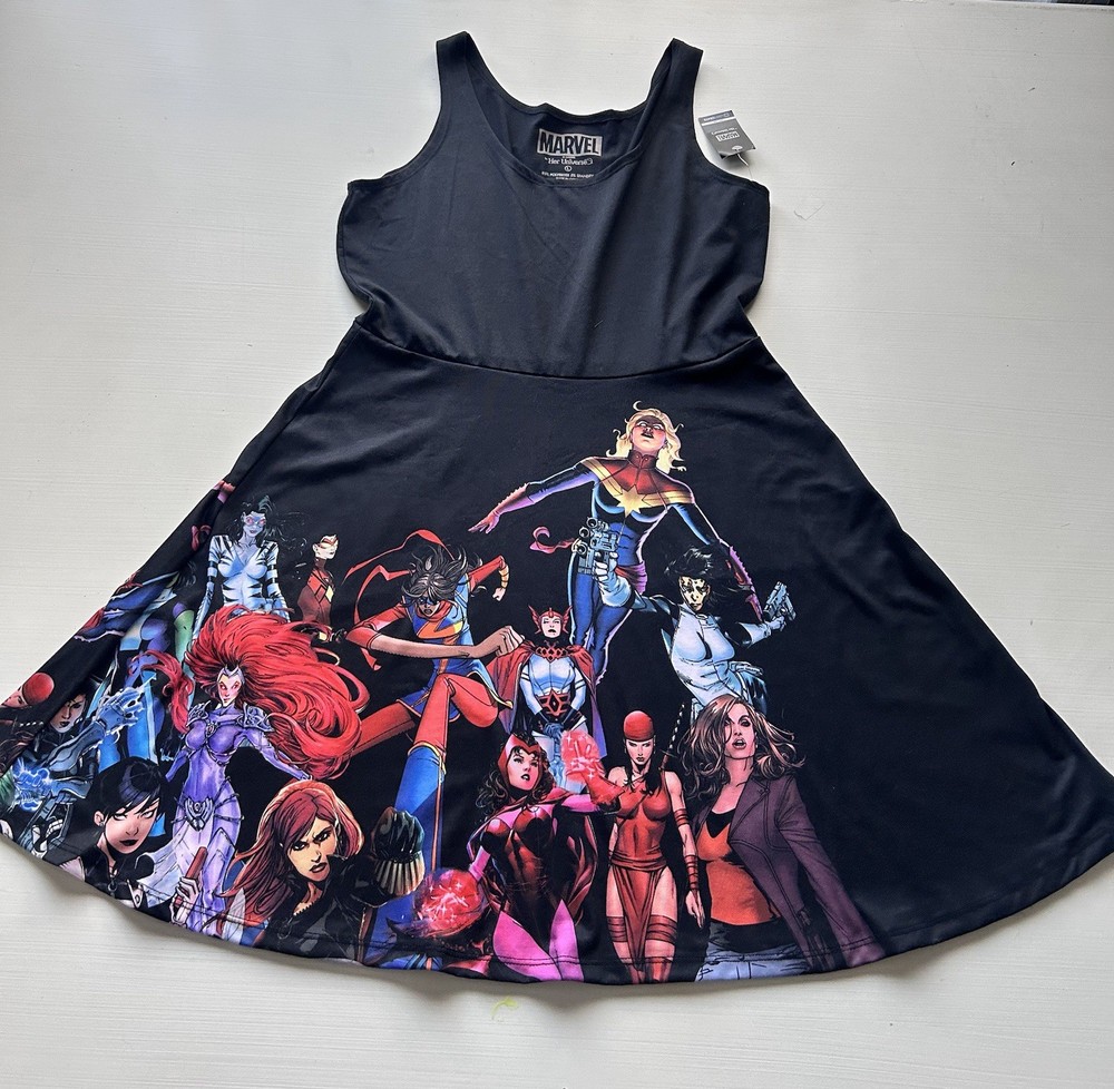 Loot Crate Exclusive Marvel Her Universe Dress Female Superheros & Villains Lrg