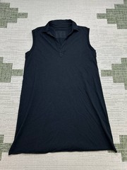 Frank & Eileen Dress Womens Large Black Cotton Pullover