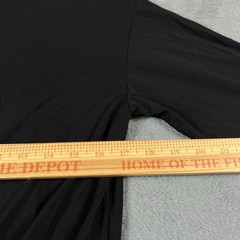 Le Superbe Rose Garden Dress Noir Black Ruched Shirt Dress Women’s XS NWT