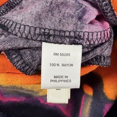 NWT Express Tie Dye Halter Ruched Mini Dress/Top Sleeveless Multicolor Women M