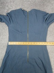 Lanvin Dress Womens Medium Blue Wrap *