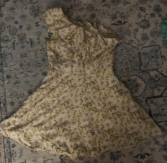 Womens Mi Ami sundress yellow with flowers size M
