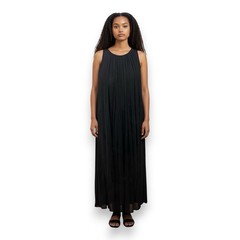 COS Gathered Halter Neck Black Maxi Dress Black Size Small