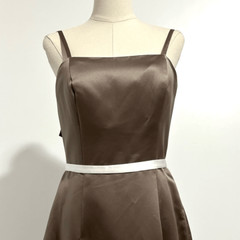 Impression Open Back Lantern Skirt Tuxedo Midi Dress 8 Classic Elegant Old Money