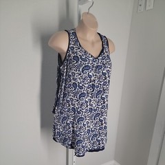 Beige by Eci Cold Shoulder Classy Lined Dress ~ Sz 1X ~ Knee Length ~ Blue