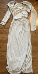 Significant other Cut-Out long Dress Alma Light Blue chic 6 m revolve ssense