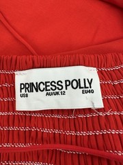 Princess Polly Emily Maxi Dress Red US 8 Lace Trim Slip Dress Coquette Romantic