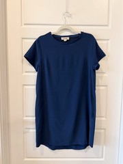 Tilley Tech SLK Tee Dress – Size S – Navy – UPF 50+ – Lightweight Travel Dress