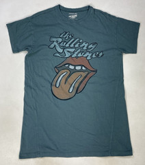 American Eagle The Rolling Stones Graphic T-shirt Dress Women Small Blue Music