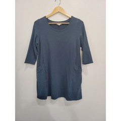 Pure Jill Petite M Pima Cotton Blend Tunic Dress Pockets Casual Everyday Women&rsquo;s