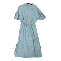 Prologue Women&rsquo;s M Midi Dress Dolman Sleeve Elastic Waist Gray Heather P0865