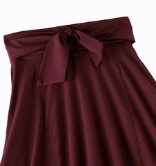 Beautiful Set Of Blouse Size M And Burgundy Skirt Size M. Very Elegant