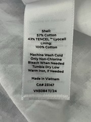 Talbots Petite 8P White Solid Wrap Midi Dress V-Neck Sleeveless Woven Lined