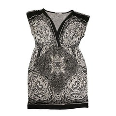 Bailey Girl Black White Sleeveless Mini Short Dress Womens Medium