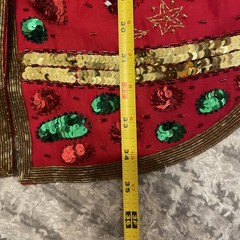 Creative Creations Christmas Sequin & Beaded Silk Shirt-Dress Jacket Lg Rare