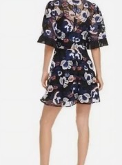 Womens LA MAISON TALULAH ESTEE MULTI LACE MINI DRESS Size S, NEW W/ Tags