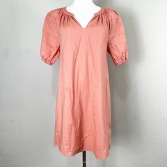 ANNA CATE Shift Mini Dress Size Small Haley Coral Orange Classic Beach Resort