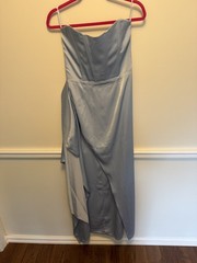 V. CHAPMAN JUNE CORSET FRONT-SLIT GOWN -KENTUCKY BLUE Size: 8 Price:  $ 415.00