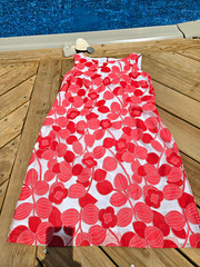 Adorable Sundress. Back Neck Has 2 Bows Giving It A Summer Preppy Look