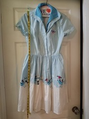 Disney Her Universe Mickey And Minnie Mouse Airplane Retro Dress Medium