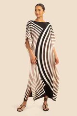 Circular Soft Silk Crepe Kaftan, Maxi Kaftan, pretty Kaftan For Women J5636