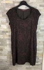 White Stuff women’s Size 10 Brown Embriodered Dress