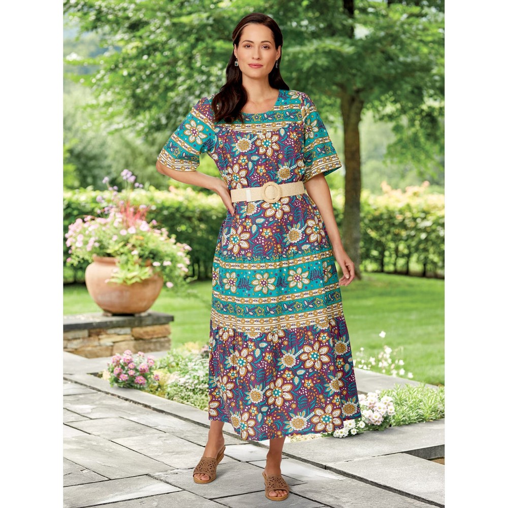 Ankle-Length Cotton Muumuu