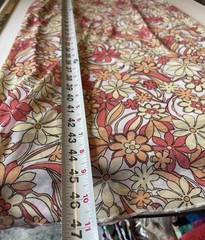 No Comment Retro Funky Floral Pattern Strechty Slip Dress 90s Y2K Size Large