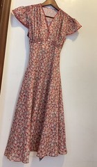Women’s Red Sea Shells Printed Dress
