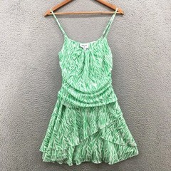 Diane‎ Von Furstenberg Ruched Mesh Mini Dress Size L