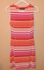 Tommy Hilfiger Orange And Pink Stripe Tank Dress Size 4